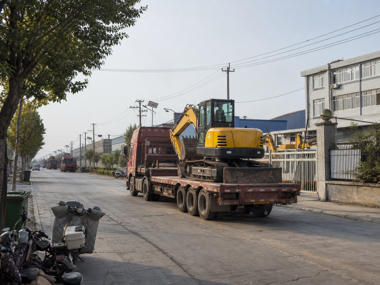 Jining industrial zone streetscape
