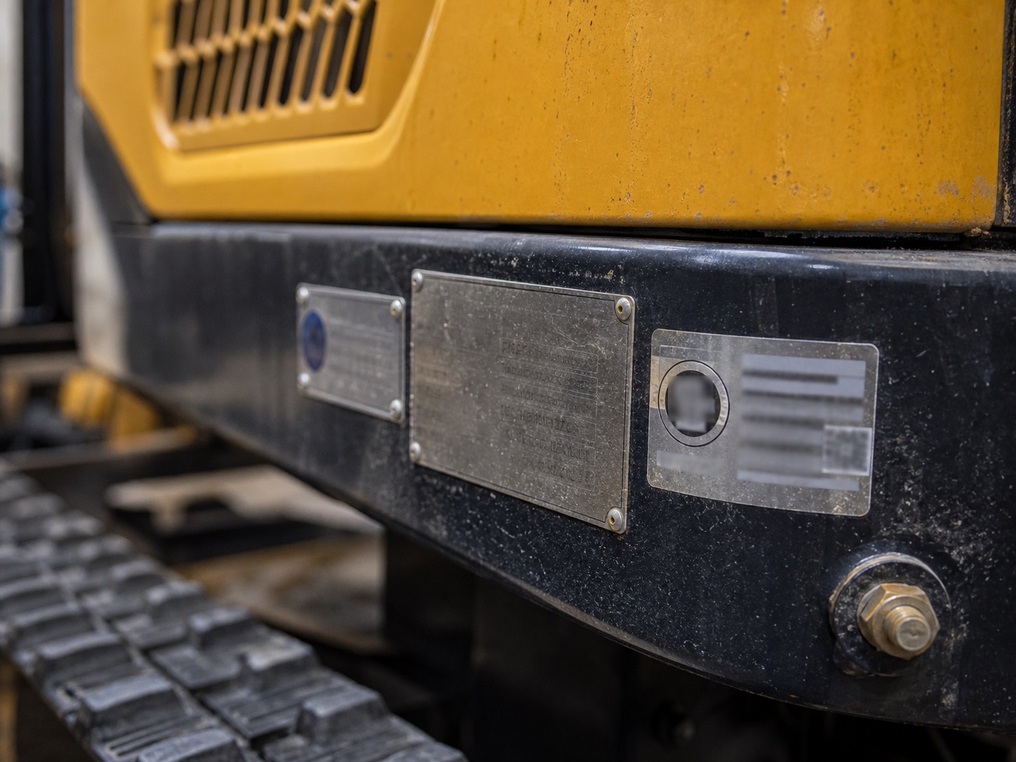CE and EPA certification plates